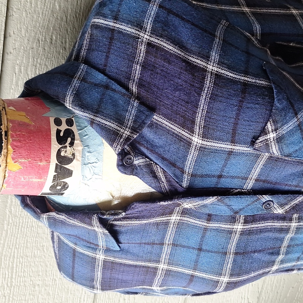 Rails Hunter Metallic Plaid Button Down Shirt Siz… - image 4